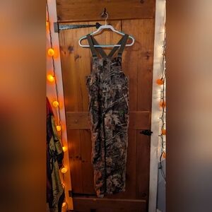 Camo Overalls with Leaf Pattern